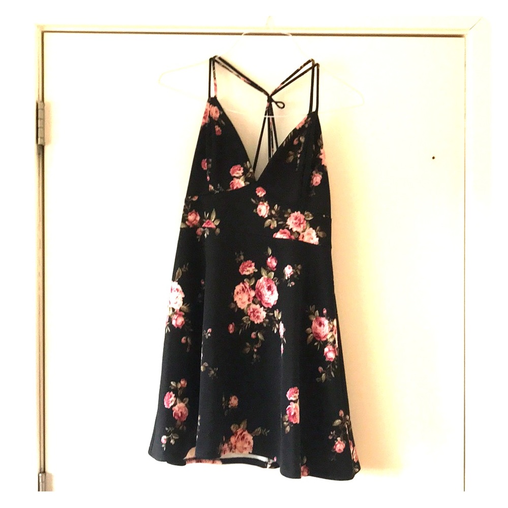 FLORAL MINI DRESS